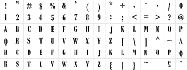 Squeal Piggy Regular font glyphpreview