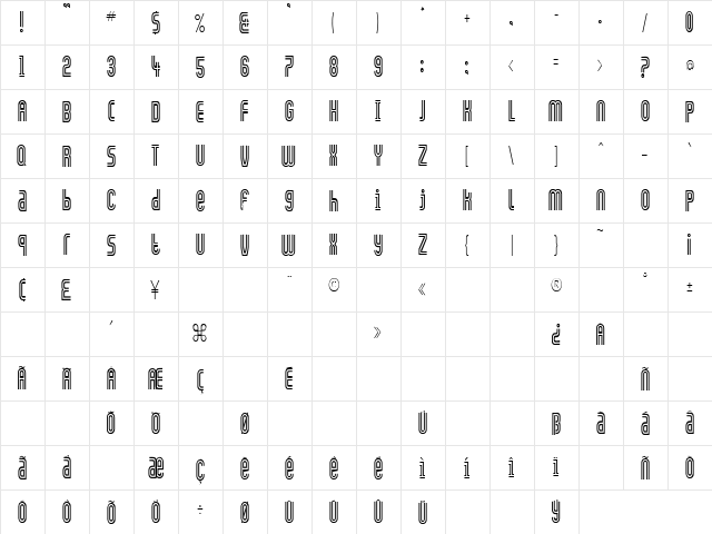 Sushi Queen 3 Regular font glyphpreview