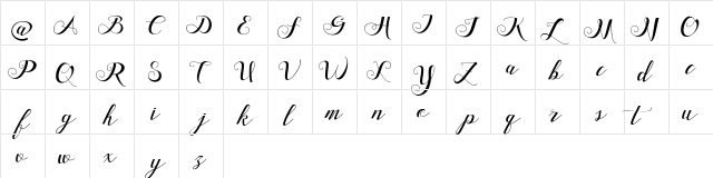 Friends da vinci Regular font glyphpreview