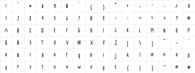 Spidole Regular font glyphpreview