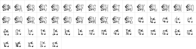 KG GETAWAY Regular font glyphpreview