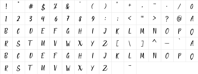 QUICK BRIDGE Regular font glyphpreview