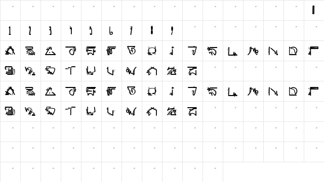 FUTURISTA SP Medium font glyphpreview