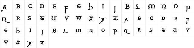 Questra Extra ST Regular font glyphpreview