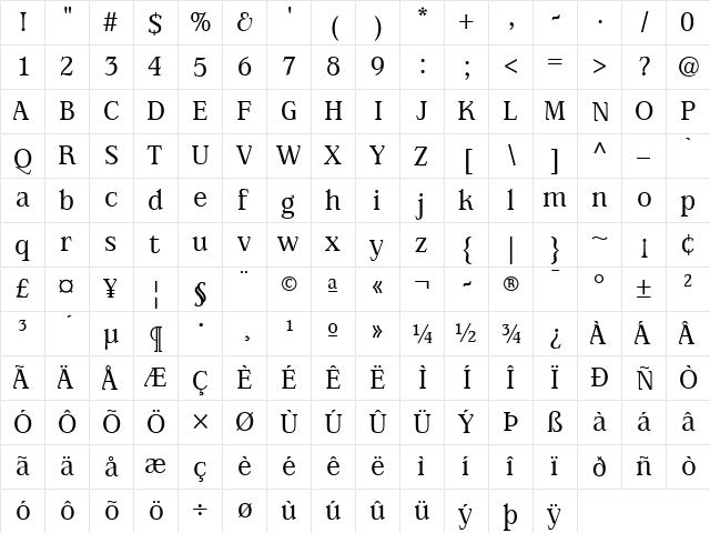 AIAlign Regular font glyphpreview