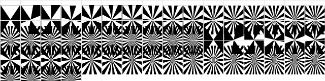 StarBurst-w4-01 Regular font glyphpreview