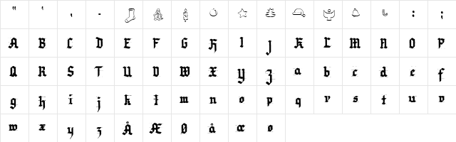 Very Christmess Regular font glyphpreview
