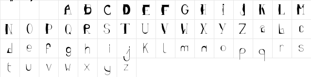 Youhou Regular font glyphpreview