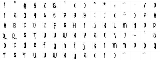 Red Dragons Regular font glyphpreview