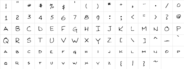 Lincoln Regular font glyphpreview