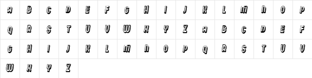 Wooden Planks BoldItalic font glyphpreview