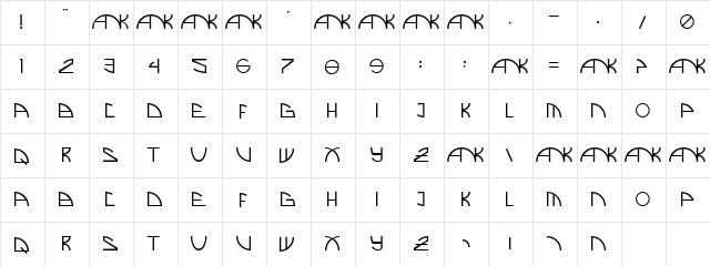 Everst Regular font glyphpreview