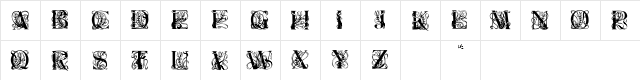 ElzevierCaps Normal font glyphpreview