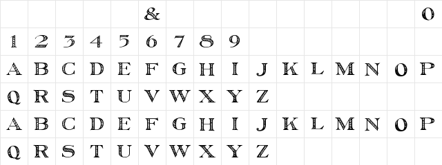 2Peas Peppermint Regular font glyphpreview