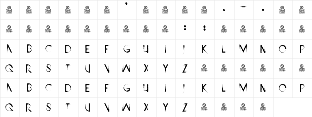 Ripley's Claws Regular font glyphpreview