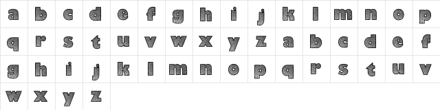 Moaren Regular font glyphpreview