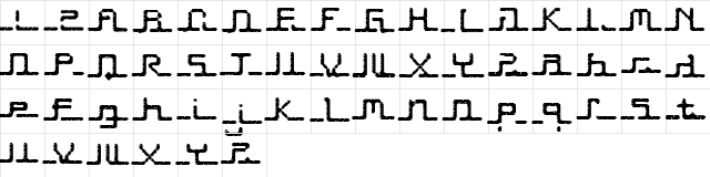 Transcript Regular font glyphpreview