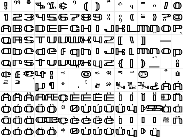 Suncatcher Regular font glyphpreview