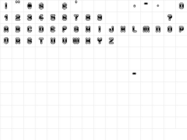 Space Sport Regular font glyphpreview