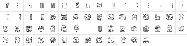 DaysBF Regular font glyphpreview