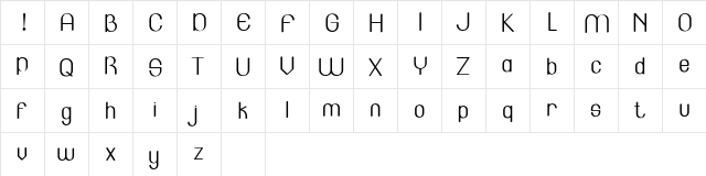 Lincoln - Regular font glyphpreview