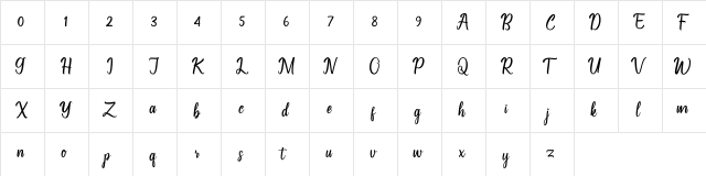 Feelgoodnes_demo Regular font glyphpreview