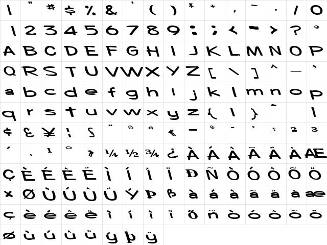 CoinageOfMind Bold font glyphpreview