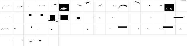 Scrapart Regular font glyphpreview