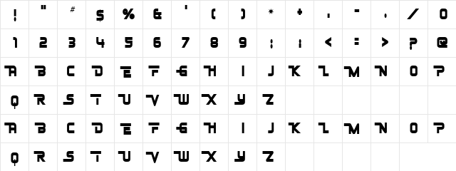 Leverage Regular font glyphpreview