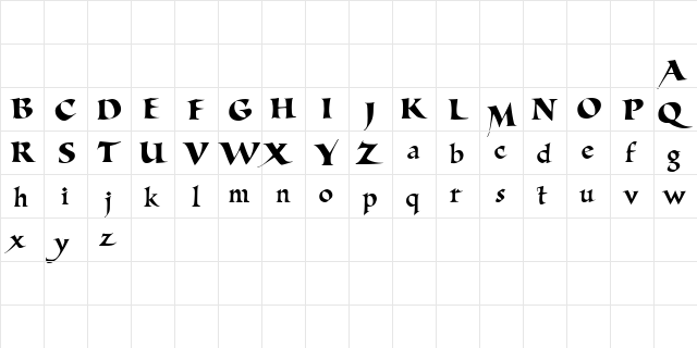 Allencon Demo Regular font glyphpreview