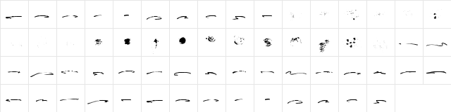 Fusterd Bonus Regular font glyphpreview