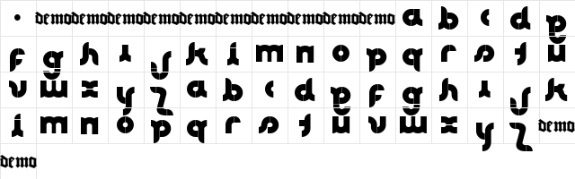CLUB Regular font glyphpreview