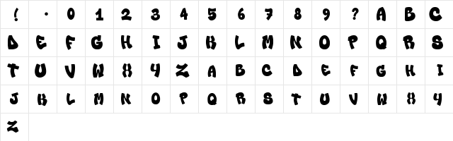 Lo_Snello Regular font glyphpreview
