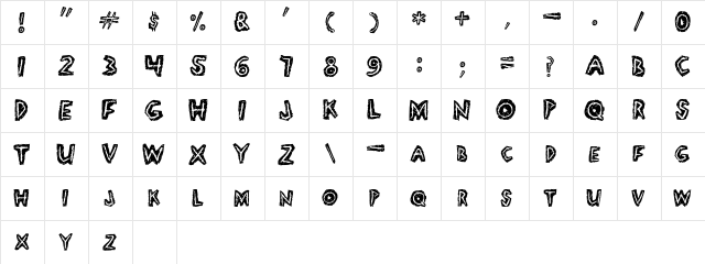 TribalLion Regular font glyphpreview