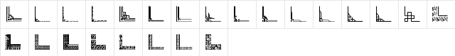 Vintage Decorative Corners 32 Regular font glyphpreview