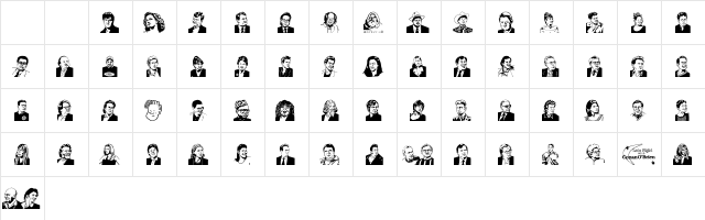 Conan Regular font glyphpreview