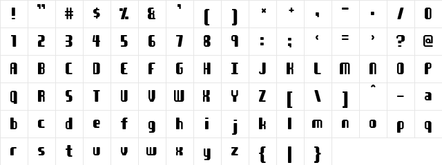 Young at heart Regular font glyphpreview