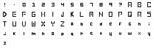 Vault Regular font glyphpreview