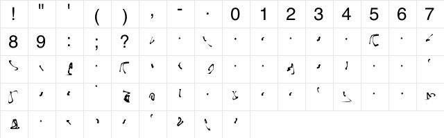 fleets Regular font glyphpreview