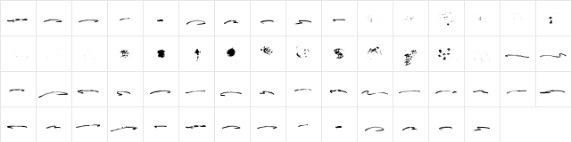 Fusterd Bonus Regular font glyphpreview