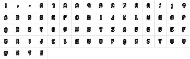 Rockefeller 3D Fancy Flat Regular font glyphpreview