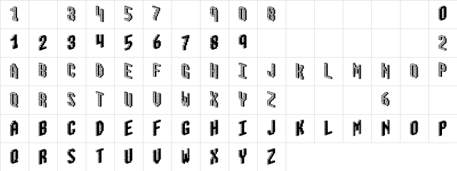 Konstructor Regular font glyphpreview