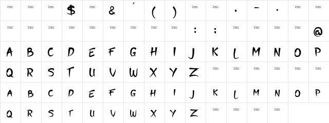 Moyko Regular font glyphpreview