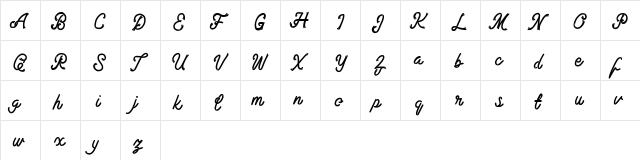 Qunanty FREE Regular font glyphpreview