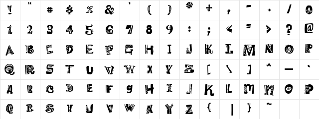 CK Yah Mon Regular font glyphpreview