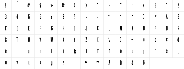 defatted milk Bold font glyphpreview