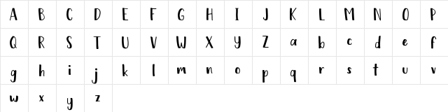 Chickadee Regular font glyphpreview