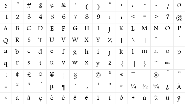 Khalid Art bold Regular font glyphpreview