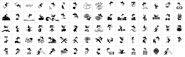 TypologicalAccidents Regular font glyphpreview