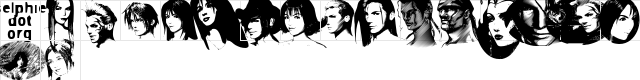 SO Final Fantasy VIII Regular font glyphpreview